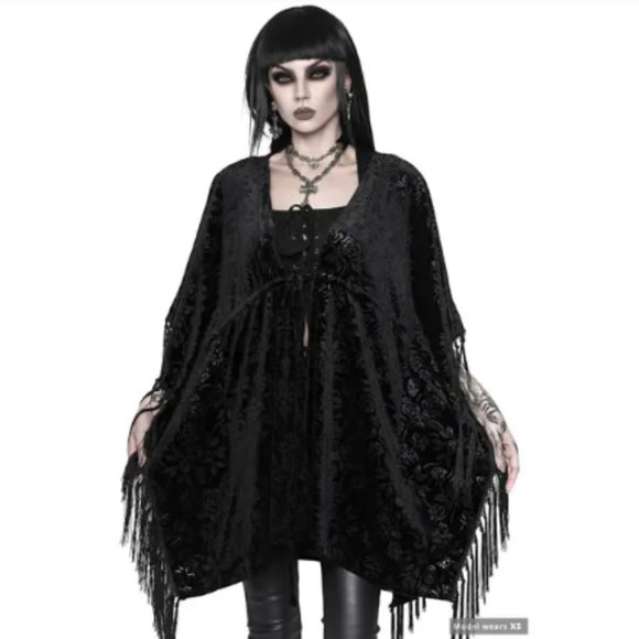 Killstar Other - RARE Killstar Fang Velvet Kimono